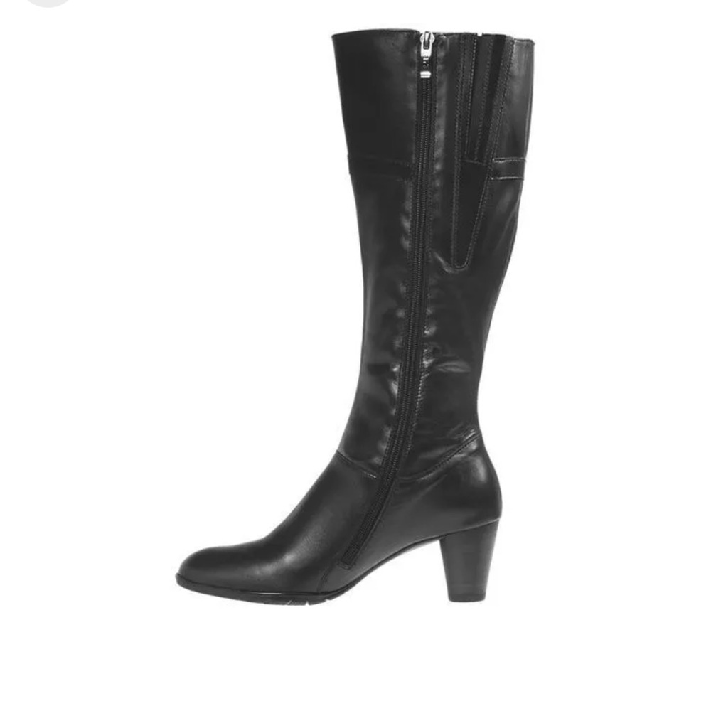 ARA Traci Womens Tall Leather Boots Full Zip Boots
